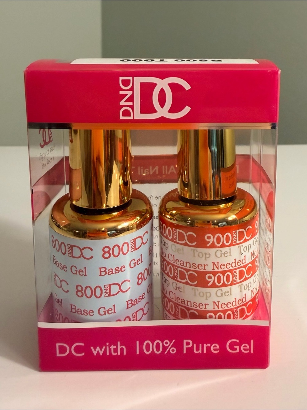 DND DC Soak-Off Gel Nail Duo- Base Gel & Top Gel